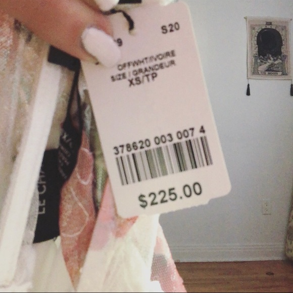 White sparkling floral dress - Picture 8 of 8